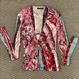 Roberto Cavalli Long Sleeve Blouse